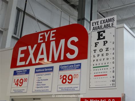 costco vs walmart eye exam.